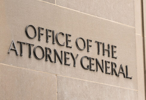 Office of the Attorney General building sign.