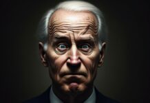 Biden Grants Under Fire For Racial Picks Close-up portrait of an elderly man with a serious expression and dramatic lighting