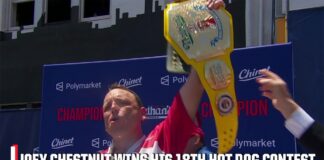 JOEY CHESNUT IS STILL THE GOAT 🐐 Nathan’s Hot Dog Eating Contest FULL 🌭 | ESPN