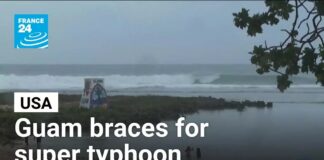 Guam on alert as Super Typhoon Bavi closes in • FRANCE 24 English